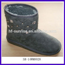 SR-14WM0028 2014Cotton Fabric Nice Woman Winter Snow Boots warm&women winter snow boots cheap snow boots